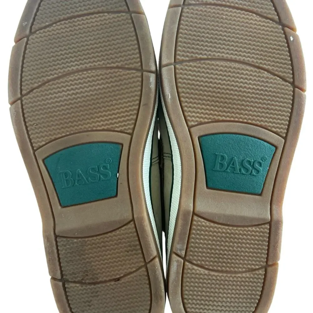 Bass Men's Washable Leather Boat Shoes